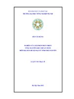 nghiên cứu giải pháp phát triển vùng nguyên liệu chè an toàn trên địa bàn huyện đại từ tỉnh thái nguyên