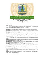 Đề cương ôn tập học kì I lớp 12 trường PTTH Thuận Thành 1 - Tỉnh Bắc Ninh