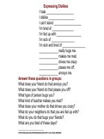 FUNCTIONAL AMERICAN ENGLISH : EXPRESSING 