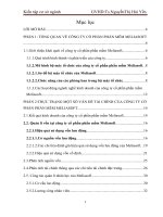 Thực trạng một số vấn đề tài chính của công ty cổ phần phần mềm meliasoft 