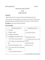 Giáo án tiếng việt 5 tuần 26 bài nghĩa thầy trò3 