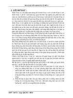 bài tập lớn kinh tế vĩ mô