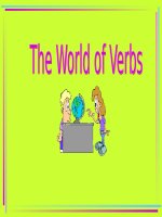 THE WORLD OF ENGLISH VERBS