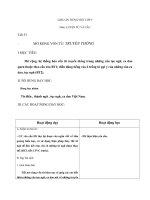 Giáo án tiếng việt 5 tuần 26 bài mở rộng vốn từ truyền thống6 