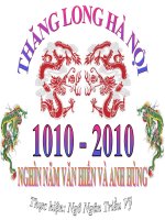 THĂNG LONG  HÀ NỘI 1000 NĂM