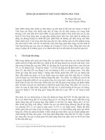 BÁO CÁO Báo cáo kinh tế vĩ mô Tổng quan kinh tế Việt Nam 9 tháng đầu năm 2008