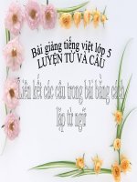 Bài giảng tiếng việt 5 tuần 25 bài liên kết các vế câu trong bài bằng cách lặp từ ngữ10 