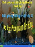 Bài giảng tiếng việt 5 tuần 25 bài phong cảnh đền hùng2 