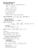 đề cương ôn thi vao 10 ( đủ dạng toán)