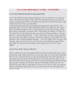 VUA CẢNH THỊNH BỊ BẮT VÌ MỘT NGƯỜI ĐIÊN