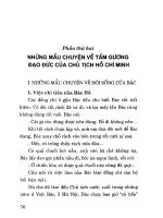 Ebook một số lời dạy và mẩu chuyện về tấm gương đạo đức của chủ tịch Hồ Chí Minh  phần 2