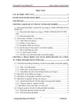 Báo cáo thực tập theo chuyên đề công ty TNHH APPARELTECH VĨNH lộc