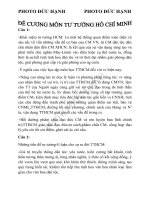 đề cương môn tư tưởng hồ chí mình 24 câu 