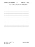 giải pháp hoàn thiện kế toán chi phí sản xuất và tính giá thành  sản phẩm tại Công ty cổ phần đầu tư sản xuất và xây dựng Hà Nội