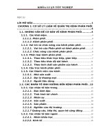 Hoàn thiện công tác quản trị kênh phân phối tại công ty TNHH nhựa đường petrolimex chi nhánh đà nẵng 2016