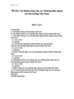 Quản Trị Thương Hiệu  Sự thành công của thương hiệu ngoại tại thị trường Việt Nam