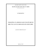 Ảnh hưởng của phonon giam cầm lên một số hiệu ứng cao tần trong bán dẫn thấp chiều