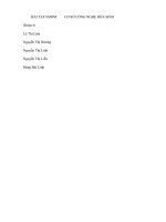 bài tập nhóm cơ sở công nghệ hóa sinh : nem chua