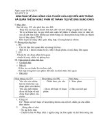 Tiết 24 xem phim ảnh hưởng của thuốc hóa học đến sinh vật và môi trường