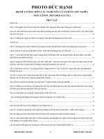 BỘ đề CƯƠNG môn các NGHUYÊN lý cơ bản CHỦ NGHĨA 