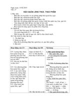 bảo quản lương thực thực phẩm công nghệ 10