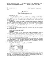 Báo cáo tổng kết NH 2010 2011