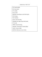 Một số ý kiến đề xuất nhằm hoàn thiện công tác tiêu thụ và xác địnhkết quả kinh doanh tại công ty cổ phần khí cụ điện I