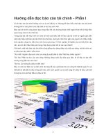 Hướng dẫn đọc báo cáo tài chính