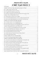 đề cương chế tạo máy 2 