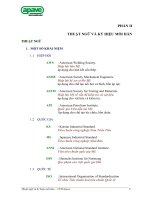 Thuật ngữ và Kí hiệu mối hàn trong bản vẽ theo các tiêu chuẩn quốc tế.