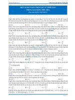 Một số bài toán chọn lọc về thời gian trong giao động điều hòa