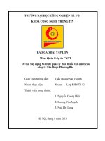 xây dựng website quản lý  bán thuốc tân dược cho  công ty tân dược phương bắc 