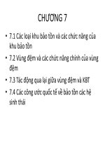 Hệ thống khu bảo tồn ở việt nam