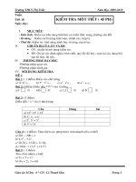 ĐỀ KT 1 TIẾT MÔN TOÁN 6