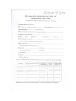 Bổ sung mẫu tổng hợp đề nghị xét chuyển loại viên chức