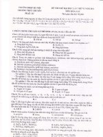 Đề thi thử lần 4 chuyên (ĐHSP Hà Nội)