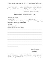 Hoàn thiện kế toán bán hàng và xác  định kết quả bán hàng tại công ty TNHH MTV Thương Mại XNK Sơn Hải