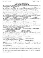 Bài tập trắc nghiệm về chuyển động thẳng đều