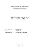 Những vấn đề về chỉ tiêu tài chính đánh giá hoạt động kinh doanh của công ty TNHH nam hạnh 