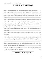đề cương ôn tập thiết kế xưởng