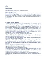 đề cương ôn tập pháp luật đại cương 