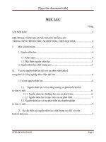 Tiểu Luận Nguồn Nhân Lực Đối Với Sự Phát Triển Kinh Tế Trong Thời Kì Công Nghiệp Hóa, Hiện Đại Hóa