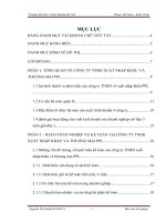 báo cáo chuyên đề kế toán tại  Công ty TNHH xuất nhập khẩu và thương mại PPL