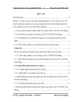 thực trạng một số phần hành kế toán tại Công ty ĐT và PTXD Việt Dũng