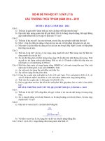 BỘ 40 đề THI học kỳ 1 môn vật lý lớp 8