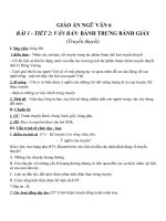 Giáo án ngữ văn 6 bài 1 bánh chưng bánh giày2 