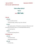 Giáo án tiếng việt 5 tuần 27 bài đất nước4 