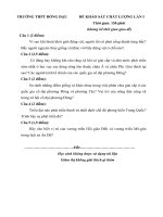 Đề thi khảo sát chất lượng môn lịch sử lớp 10 trường THPT đồng đậu, vĩnh phúc năm 2015   2016 (lần 1)
