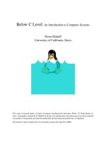 Below c level an introduction to computer systems 