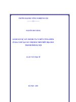 giám sát sự lưu hành của vi rút cúm a h5n1 ở gia cầm tại các chợ đầu mối trên địa bàn thành phố hà nội